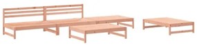 Set Salotto da Giardino 5 pz in Legno Massello di Douglas