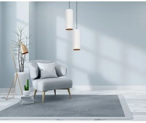 Lampadario a cavo AVALO 2xE27/60W/230V Ø20 cm bianco/rame