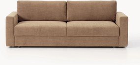 Divano letto 3 posti in velluto con contenitore Tasha