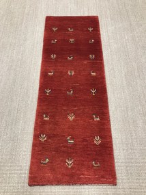 Gashguli Tappeto persiano 50x140 Rosso (Iran) Annodato A Mano