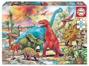 Puzzle Educa Dino (100 pcs)