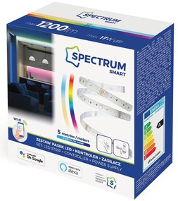 Kit Striscia LED 17W smart RGB+CCT Bianco Variabile e Dimmerabile WiFi - Amazon Alexa e Google Home Colore RGB+CCT