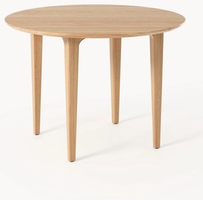 Tavolo rotondo in legno di quercia Archie, Ø 110 cm