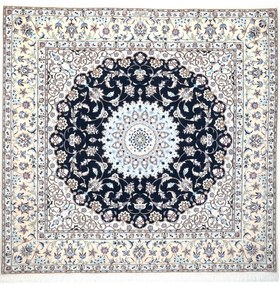 Nain Tappeto 170x170 (Iran) Annodato A Mano