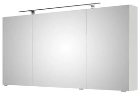 Pensile con luce Cassca PELIPAL bianco lucido L 140 x H 70 x P 15 cm