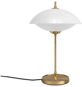 Clam Lampada da Tavolo Opal/Brass - Fritz Hansen