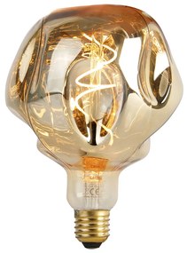 Lampada LED dimmerabile E27 G125 specchio oro 4W 75 lm 1800K
