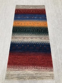 Loribaft Tappeto persiano 210x90 Rosso (Iran) Annodato A Mano