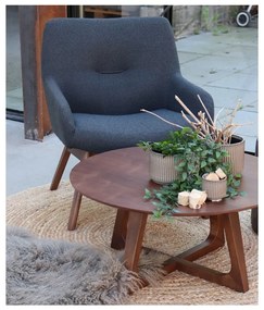 Tappeto rotondo marrone chiaro in iuta ø 120 cm Bombay – House Nordic