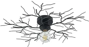 Vetki Plafoniera Matt Black - Lindby