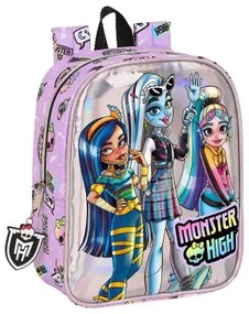 Zaino Scuola Monster High Best boos Lilla 22 x 27 x 10 cm