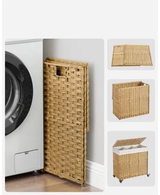 Cesto porta biancheria FLYN in rattan