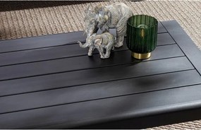 Salotto Angolare Da Esterno In Alluminio Con Cuscini E Tavolino Konnor Antracite Bizzotto