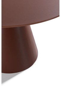 Tavolo da pranzo rotondo con piano in vetro ø 120 cm Vida – MOME