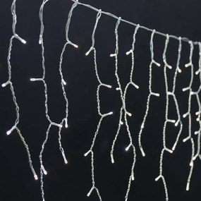 Nedis WIFILXC04W250 - Tenda natalizia LED 240xLED/11 funzioni 8m IP65 Wi-Fi Tuya