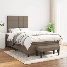 Giroletto A Molle Con Materasso Tortora 120x200 Cm İn Tessuto /