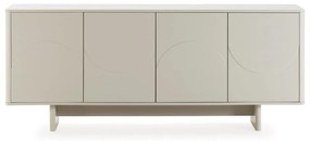 Cassettiera color crema 180x75x40 cm Solei – MOME
