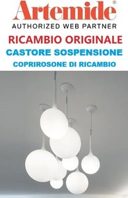 Artemide coprirosone di ricambio per Castore sospensione
