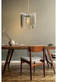 Lampadario a sospensione con filo 1xE27/60W/230V bianco diametro 23 cm