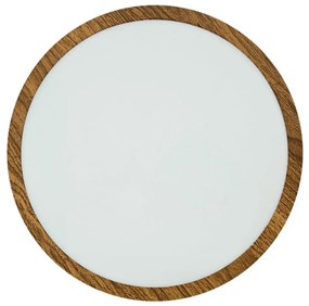 Plafoniera LED RING LED/24W/230V 4200K diametro 28,5 cm marrone