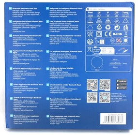 Aigostar - LED RGBW Dimmerabile muro Lampada MESH Smart LED/12W/230V + +TC bianco