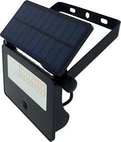 Faretto solare LED esterno con sensore LED 5W 3,7V 4200K IP44