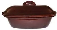 cuociarrosti in terracotta brunella - cm.37 fer309059