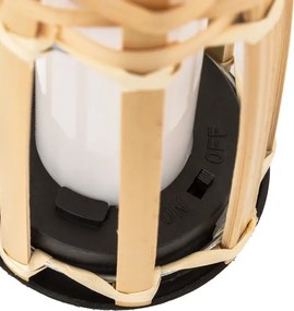 Atmosphera - Lampada solare LED MACEO LED/1,2V 300 mAh IP44 bambù