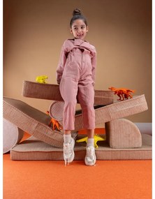 Divano per bambini marrone chiaro con rivestimento in velluto a coste 132 cm Settee – Wigiwama