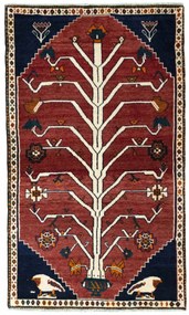 Gabbeh Tappeto persiano 100x180 Rosso (Iran) Annodato A Mano
