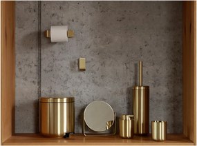 Porta carta igienica da parete color ottone in acciaio inox Ume Brass – Zone