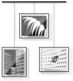 Cornici da parete in metallo nero in set di 3 pezzi 73x82 cm Exhibit - Umbra