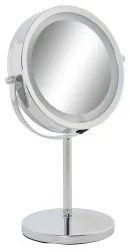 Specchio Ingranditore con LED DKD Home Decor 21,5 x 13,5 x 32,5 cm Argentato Metallo