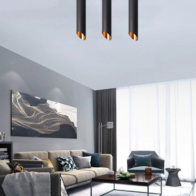 LAMPADA DA SOFFITTO BLACK GOLD 30 CM APP572-1C