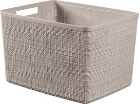 Cesto contenitivo in plastica 36x28x23 cm Jute L – Curver