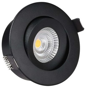 Antidark - Downlight Spot da Incasso 7W 3000K Tilt Nero Antidark