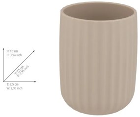 WENKO 25183100 - Bicchiere AGROPOLI 7,5x10 cm beige