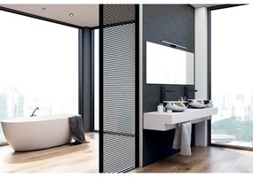 Kanlux 34933 - Illuminazione a LED per specchi da bagno ASTIM LED / 12W / 230V IP44 nero