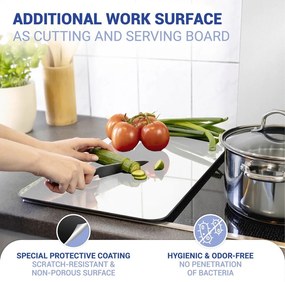 Set di 2 cappe in vetro Argento Universal - Wenko