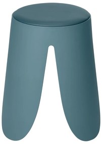 Sgabello color petrolio in plastica impilabile Comiso – Wenko