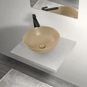 Mensola porta lavabo grigio nuvola per lavabi da appoggio da 60 cm serie Master