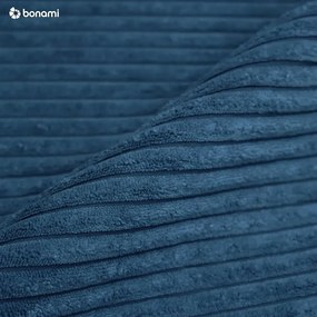 Divano letto variabile in velluto a coste blu divano angolare Tori - Bonami Selection