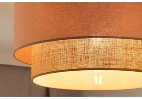 Duolla - Plafoniera BOHO 1xE27/15W/230V diametro 45 cm beige/marrone