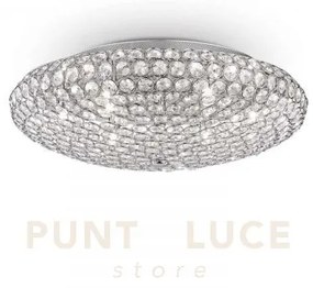 King lampadario a soffitto in cristallo 9 luci attacco g9 lampadine...