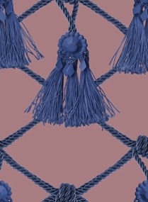 Rebel Walls Carta da parati Tassels - Pink Delight