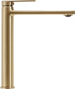 Rubinetto da lavabo Rea Verso Brush Gold high