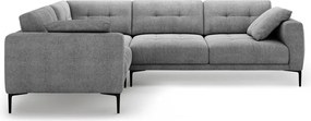 Divano angolare grigio (con penisola a sinistra/a L) Bemy – Micadoni