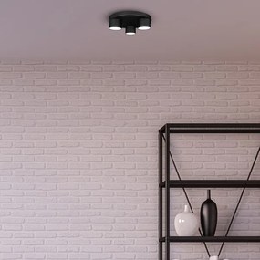 Plafoniera DIXIE 3xGX53/11W/230V nera