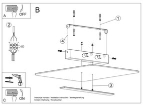 Sollux SL.1007 - Plafoniera AZALIA 2xG9/40W/230V