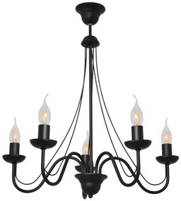 Lampadario a sospensione con filo MALBO II 5xE14/10W/230V